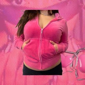 JUICY COUTURE VELOUR ZIPUP🎀